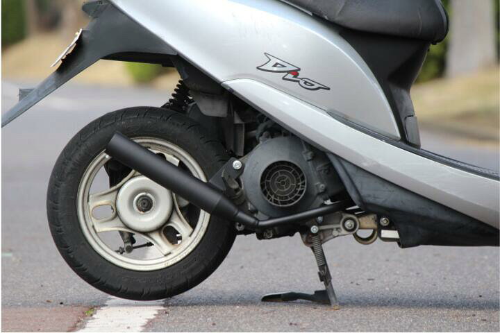 楽天市場】ホンダ Dio用 50φマフラー ZELOS BLACK ≪ゼロス 