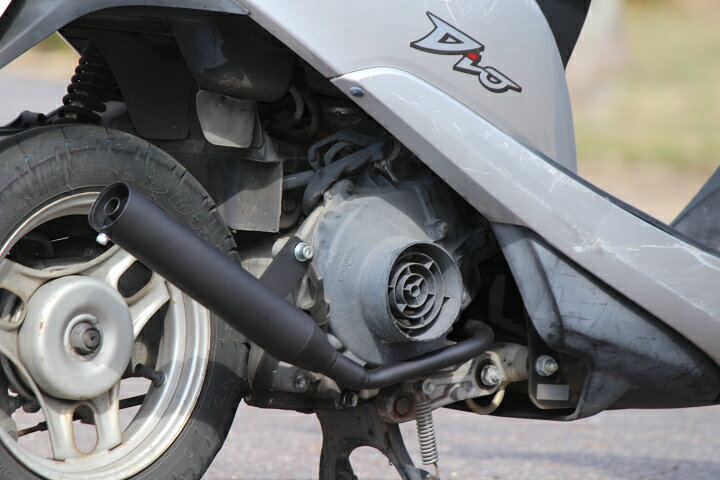楽天市場】ホンダ Dio用 50φマフラー ZELOS BLACK ≪ゼロス 