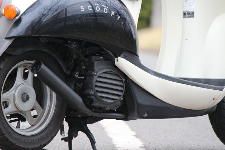 楽天市場】ホンダ クレアスクーピー用マフラー dhunai BLACK キャブ 