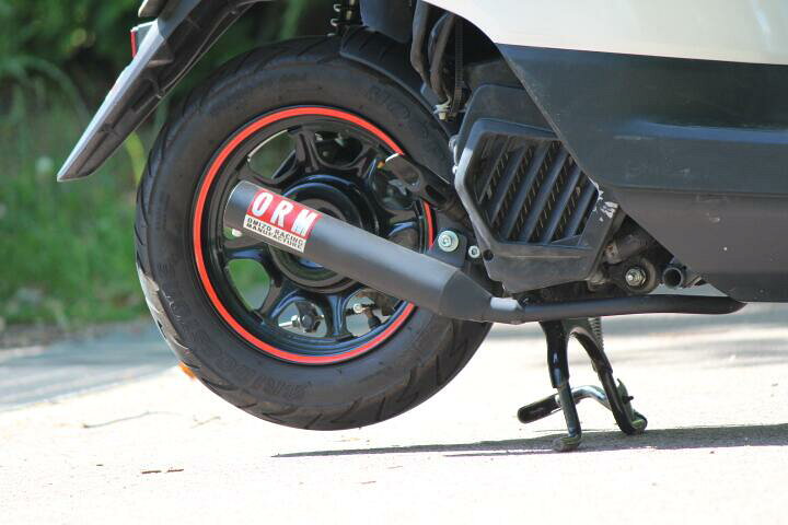 楽天市場】HONDA ホンダ タクト/ベーシック用 耐熱ブラック 50φ 