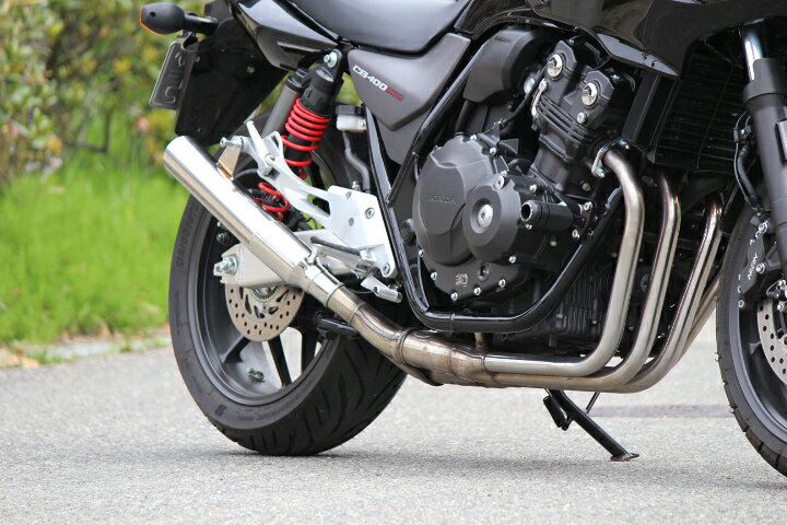 楽天市場】CB400 スーパーフォア NC42 スリップオンマフラー クロム 