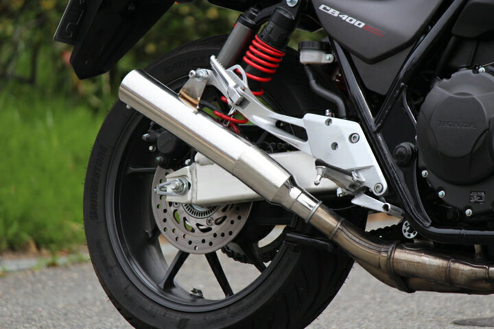 楽天市場】CB400 スーパーフォア NC42 スリップオンマフラー クロム 
