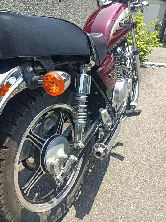 楽天市場】スズキ GN125 インジェクション用 エキゾーストマフラー 