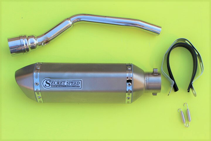 楽天市場】ヤマハ XTZ125 スリップオンマフラー ソリッド サイレンサー  