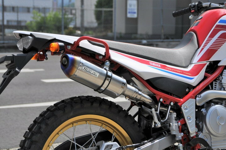 楽天市場】ヤマハ セロー250 全型式対応 スリップオンマフラー ブルー 