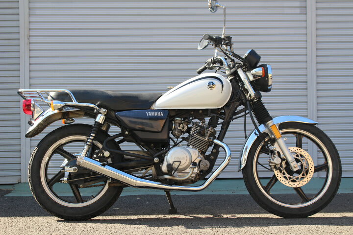楽天市場】ヤマハ YB125SP エキゾーストマフラー QUIET クロムメッキ 