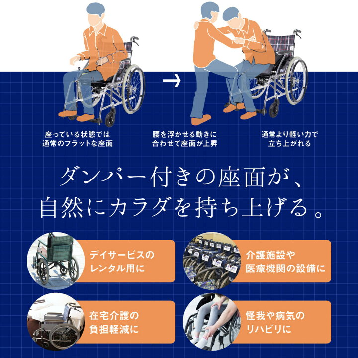 楽天市場】ラクーダ 車いす用座面昇降機「ラク～ダ」 座面昇降装置 