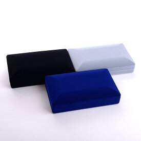 【あす楽対応】ワイドアクセサリー化粧箱 ベロアタイプ ブライダルネックレス イヤリングピアスセットに適合します