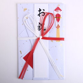 御祝儀袋 金振赤白7本花結 目録 大きめ 中包付 大判