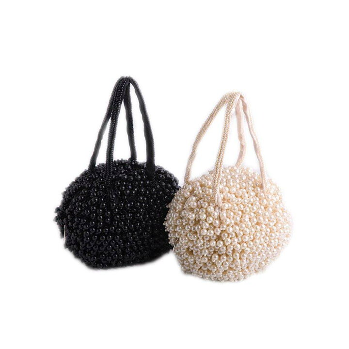 楽天市場】カシェリエ Cachellie ビーズパールパーティーバッグ 返品 