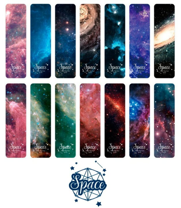 楽天市場 即日出荷 しおり 栞 28枚セット 星空 夜空 宇宙 天の川 銀河 ハッブル宇宙望遠鏡 幻想 神秘 美しい ブックマーク カラフル 紙製 おしゃれ 30枚のパターンが全て異なる しおりセット 2803 卸売のｅｉｅｉ 楽天市場店