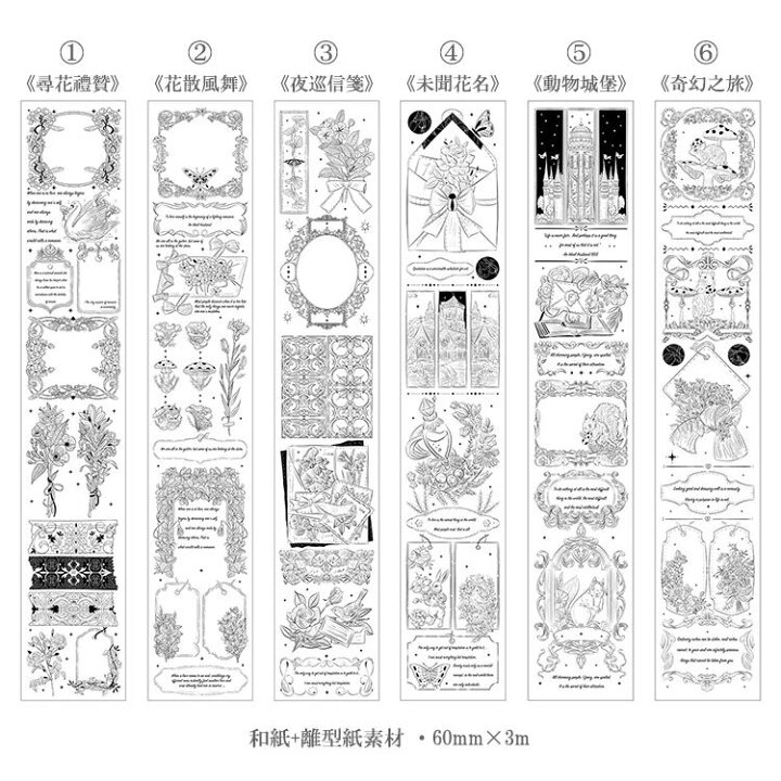 楽天市場】即日出荷 珍しい 幅広6cm マスキングテープ 剥離紙付き 