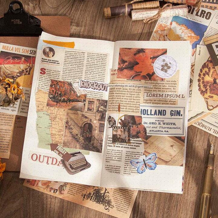 楽天市場 即日出荷 英字 新聞紙 レトロ デザイン ペーパー素材紙 両面印刷 大きめ 6枚 海外 ヴィンテージ 素材紙 素材ペーパー 手帳デコ コラージュ素材 ジャンクジャーナル 背景紙 英語 薄手 薄い アンティーク ポストカード デコレーション クラフト紙 英語 英文字