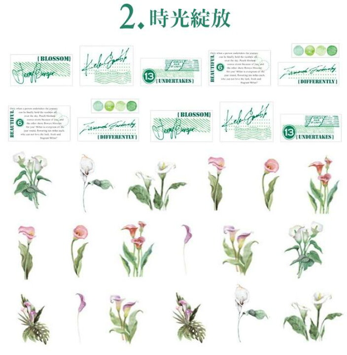 楽天市場 即日出荷 海外 ステッカー 透明シール リアル ひまわり アジサイ 紫陽花 薔薇 シャガ 英字 紅葉 数字 チューリップ 水仙 月 満月 シール クリア シダ 植物 花 フラワー 葉っぱ ジャンクジャーナル コラージュ素材 デコレーション 手帳デコ Pet ダイカット
