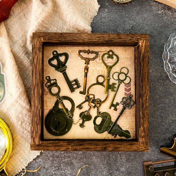 楽天市場】即日出荷 コラージュ素材 シール 文房具 クリップ 裁縫 小物 
