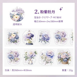 o ^ L60mm NAe[v _CJbge[v R[Wf [Y KN Ђ܂ ԕ  e[v Ch^Cv Clear Tape  PET ϐ V[ o  A t[ 