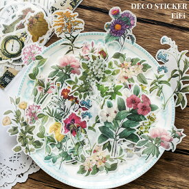 即日発送 60枚 和紙フレークシール 大容量 大きめ レトロ コラージュ素材 マステシール シール 花柄 植物柄 葉っぱ ローズ 人物シール 英語 生活雑貨 家具 女性 大人 紳士 人物 イラストシール アンティーク 天使 植物 乗り物 小鳥 建物 時計 女の子 デコレーション 手帳 DIY