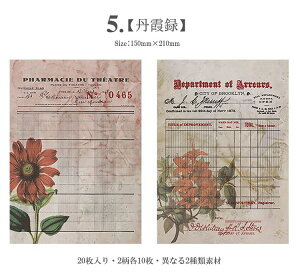 o fގ ubN 210×150mm ّf  _ wi fރy[p[ 傫TCY R[Wf Zbg 20 Be[Wy[p[ gy f y[p[ g[VOy[p[ f