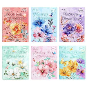 即日出荷 60枚 水彩タッチ クリアシール マットな質感 大容量 コラージュ素材 おしゃれ ローズ 薔薇 花びら 花柄 花束 向日葵 菊 蝶 バタフライ すれみ イラストシール 半透明シール PETシール