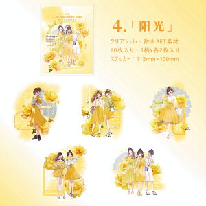 即日出荷 人物シール ラージサイズ 女の子 少女 英語 レース フレーム 枠 薔薇 花柄 シール PETシール クリアシール 大きめサイズ コラージュ素材 おしゃれ 人物 女性 女子 動物 透明シール 耐