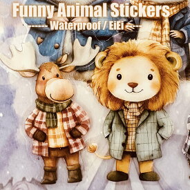 即日出荷 かわいい 動物 海洋生物 耐水シール 40枚 兎 猫 犬 熊 羊 象 熊ちゃん 鹿 人魚姫 ブタ 豚 ハムスター イラストシール コラージュ素材 かわいい ウサギさん ゾウ くま さる フクロウ ねこ ネコ いぬ リス フレークシール 昭和 レトロ柄 PET クリアシール 手帳 DIY
