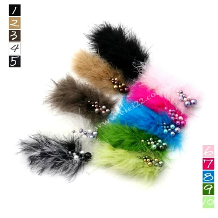 楽天市場】羽バレッタ フェザーバレッタ フェザーヘアーアクセサリー 