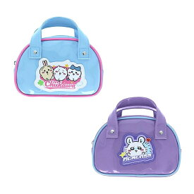 即日出荷 ちいかわ エナメルバッグ風ペンポーチ CHIIKAWA ちいかわ グッズ ハチワレ うさぎ モモンガ 化粧ポーチ 小物 収納 ポーチ 筆箱 ふでばこ ペンポーチ 文房具 文具 筆記用具 筆記具 エナメル生地 ワッペン ブルー 紫色 水色 バッグ風の形状 持ち運び 文具