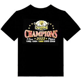 【おもしろTシャツ】2023リーグ優勝Tシャツ【黒】　阪神タイガース