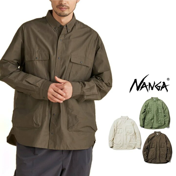 楽天市場】NANGA【 ナンガ 】5301H239-24【 C/N RIPSTOP CAMP SHIRT 
