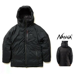 NANGA�y �i���K �zND2441-1A001�yAURORA TEX DOWN JACKET�zHOODED ZIP JACKET�I�[���� �_�E���E�W���P�b�gColor�F�y BLACK �z�u���b�N