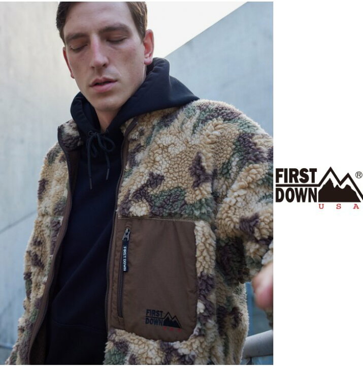 楽天市場】FIRST DOWN【 ファーストダウン 】TUMBLING BOA BLOUSONボア 