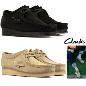 Clarksy N[NX zy Wallabee zlow cut Maple suede XF[hEU[E[JbgEr[Suede Leather, |gKcolory Maple suede z[vEx[Wcolory Black zubN