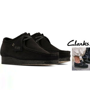 |Cg10{Clarksy N[NX zy Wallabee zlow cut Black suede XF[hEU[E[JbgEr[Suede Leather, |gKcolory Black suede zubNXG[h