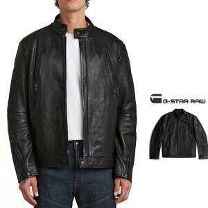 G-STAR�@RAW�y �W�[�X�^�[���E �zD28324-B508-6484�y Biker Leather Jacket �z�o�C�J�[�E�W�b�v�E���U�[�W���P�b�g���C�_�[�X�E�W���P�b�gcolor�F�y dark black �z�_�[�N�E�u���b�N