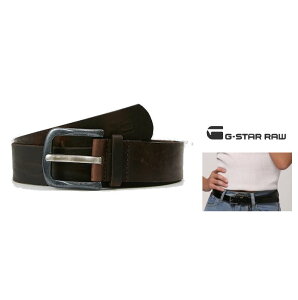 G-STAR�@RAW�@�y �W�[�X�^�[���[ �zDegro Belt���U�[�x���g�v ���B���e�[�W ���^��color�F�y Dark Brown / Black Metal �z�u���E��