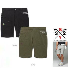 SY32 by SWEET YEARS ★ GOLF【 スィートイヤーズ 】SYG-23S18【 SYG EMBOSS HALF PANTS 】ストレッチ・エンボス・ロゴ・ハーフ パンツcolor:【 KHAKI 】カーキcolor:【 BLACK 】ブラック