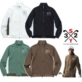 ■■SALE■■SY32 ★ GOLF【エスワイ32 】SYG-24SABS21【 SPORTEX STRETCH MULTI JACKET 】ストレッチ・ロゴ・ジップスタンド・マルチ・ジャケットcolor:【 WHITE 】ホワイトcolor:【 BEIGE 】ベージュcolor:【 GREEN 】グリーン