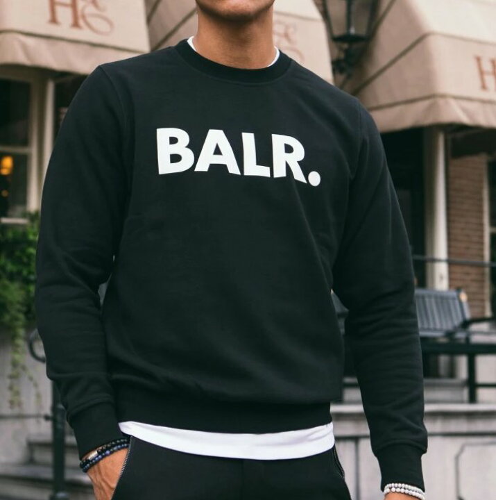楽天市場】BALR【 ボーラー 】B1262 1022【 Brand Crew Neck Sweater  