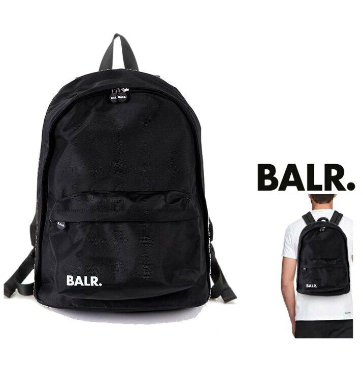 BALR. 黒 リュック・バックパック