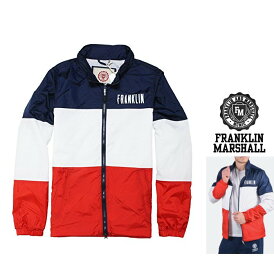 FRANKLIN MARSHALL【 フランクリン マーシャル 】ナイロン 3カラー スタンドジャケットcolor：F167【 NAVY 】ネイビー×レッドcolor：F021【 BLACK 】ブラック×オレンジ