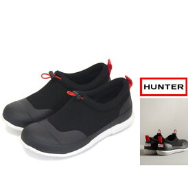 HUNTER　BOOTS【ハンター】メンズ アンクル・ラバー ブーツMFF9112NRE【 HUNTER MENS M OR MESH SHOE 】ショート・メッシュ・ラバーブーツ・長靴color ： 【 BLACK 】ブラック