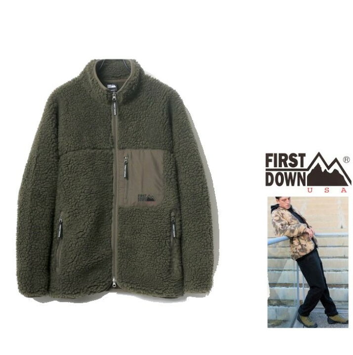 楽天市場】FIRST DOWN【 ファーストダウン 】TUMBLING BOA BLOUSONボア 