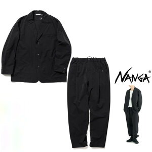 NANGA�y �i���K �zNW2411-1E200�EN2500-1D333ADot Air(R) COMFY SET UPCOMFY JACKET & TUCK TAPERED PANTS�h�b�g�G�A�E�e�[���[�h�W���P�b�g�E�^�b�N�p���c�E�Z�b�g�A�b�v�X�[�cColor�F�y BLACK �z�u���b�N