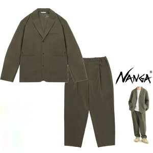 NANGA�y �i���K �zNW2411-1E200�EN2500-1D333ADot Air(R) COMFY SET UPCOMFY JACKET & TUCK TAPERED PANTS�h�b�g�G�A�E�e�[���[�h�W���P�b�g�E�^�b�N�p���c�E�Z�b�g�A�b�v�X�[�cColor�F�y KAHKI �z�J�[�L