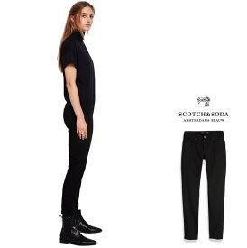 SCOTCH&SODA・MAISON SCOTCH　【 スコッチ＆ソーダ★メゾンスコッチ 】The Keeper Stay Black Mid rise slim fitボーイフレンドFIT・ミドル・ライズパンツCOLOR：【 BLACK 】ブラック