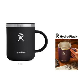 HYDRO FLASK 【ハイドロ フラスク】12オンス 蓋つき・コーヒーマグカップ『12 oz Closeable Coffee Mug』SPEC・容量:354ml口径:89mm18/8 ステンレス製color：【BLACK】ブラック