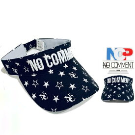 NCP by NO COMMENT PARIS【 ノーコメント パリス 】NCP-CP018『 NC SPORTS MONOGRAM・BYZER 』アクティブ・ロゴ・モノグラム・サンバイザーcolor【 BLK/WHT 】ブラック×ホワイト