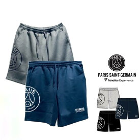 Paris Saint Germain【パリサンジェルマン】正規【 Fanatics 】PS1223SS0001【 PRINT LOGO SHORT PANTS 】サンジェルマン・ロゴ スウェット/ショートパンツcolor【 GRAY 】グレーcolor【 NAVY 】ネイビー