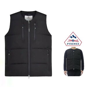 PYRENEX�y �s���l�b�N�X �z�y SOLACE HMY008P �zZIP VEST JACKETMEN's / �\���C�X�E �����Y �_�E���x�X�g�E �W���P�b�gColor �F�y BLACK �z�u���b�N