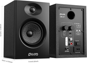 1�N�Ԉ��S�ۏ� OHAYO C6 �p�\�R���X�s�[�J�[ 60W���o�� Bluetooth5.3 ������ �e���r �u���[�g�D�[�X �X�s�[�J�[ RCA/USB-C/AUX���� �L�� ���C�����X �y�� ���^ �R���p�N�g �Տꊴ �d�ቹ �X�}�z iPhone Andro